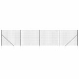 Wire Mesh Fence with Spike Anchors Anthracite 1.6x10 m 154260