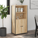 Highboard Sonoma Oak 62x36x121,5 cm Engineered Wood 834211
