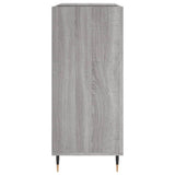 Record Cabinet Grey Sonoma 84.5x38x89 cm Engineered Wood 831770