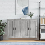 Wall Mounted Cabinets 2 pcs Grey Sonoma Engineered Wood 3198039