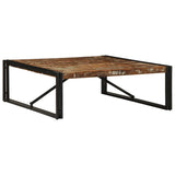 Coffee Table Multicolour 100x100x35 cm Solid Wood Reclaimed 4016668