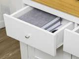 Sideboard Storage Cabinet, Modern Kitchen Cupboard with Double Doors and Drawers for Dining Room, T3398P329845
