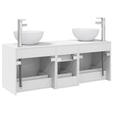 Bathroom Cabinet Set 3 pcs White 49.5 x 35 x 63 cm 3405795