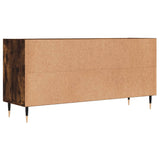 TV Cabinet Smoked Oak 103.5x30x50 cm Engineered Wood 826985