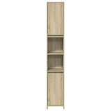 3 Piece Bathroom Furniture Set Sonoma Oak Engineered Wood 3324974