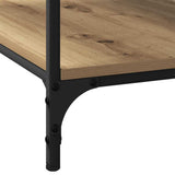 Coffee Table Artisan Oak 81 x 50 x 40 cm Engineered Wood 883495