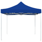 ZNTS Professional Folding Party Tent Aluminium 3x3 m Blue 45482