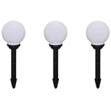 Outdoor Pathway Lamps 6 pcs LED 20 cm with Ground Spike 277115