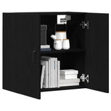 Wall Cabinet Black Oak 60x31x60 cm Engineered Wood 862113