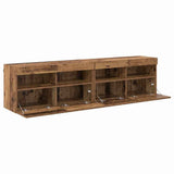 TV Wall Cabinets 2 pcs Old Wood 80 x 30 x 40 cm Engineered Wood 882978