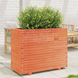 Garden Planter Wax Brown 90x40x72.5 cm Solid Wood Pine 3282596