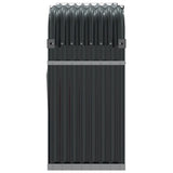 Log Holder Anthracite 120x45x100 cm Galvanised Steel 364563
