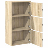 Bookcase Sonoma Oak 40x24x77 cm Engineered Wood 860366