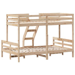 Bunk Bed without Mattress 80x200/120x200 cm Solid Wood 3207161