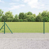 Welded Wire Fence with Concrete Base 50 x 0.5 m 3353543