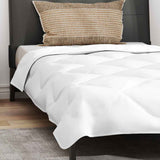 Summer Duvet with Pillow 2 pcs White Microfiber 3376412