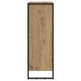 Book Cabinet Artisian Oak 80 x 30 x 86.5 cm Engineered Wood 886413