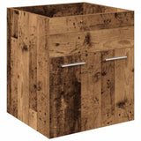 Sink Cabinet with Built-in Basin and Faucet Old Wood 3328905