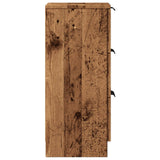 Sideboards 2 pcs Old Wood 30x30x70 cm Engineered Wood 856956