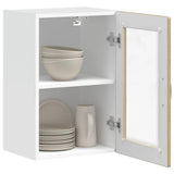 Kitchen Wall Cabinet with Glass Door Porto Sonoma Oak 854010