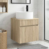 Wall-mounted Sink Vanity Sonoma Oak 49 x 44.5 x 65.5 cm 890624