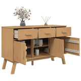 Sideboard OLDEN Brown 114x43x73.5 cm Solid Wood Pine 358603