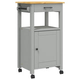 Kitchen Trolley MONZA 48x40x88.5 cm Solid Wood Pine 376089