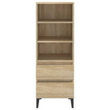 Highboard Sonoma Oak 40x36x110 cm Engineered Wood 821247