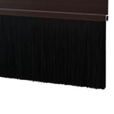 Self-adhesive Door Brush Seals 12 pcs Brown 100 cm 42019424