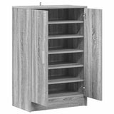 Shoe Cabinet Grey Sonoma 60x35x92 cm Engineered Wood 816012