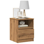 ZNTS Bedside Cabinets 2 pcs Artisan Oak 40x40x50 cm Engineered Wood 856501