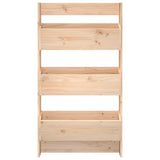 Wall Planter 3-Tier 60x18.5x110 cm Solid Wood Pine 825114