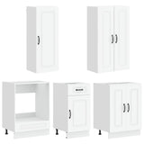 Kitchen Unit KALMAR 5 pcs White Engineered Wood 3438245