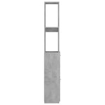 Bathroom Cabinet Concrete Grey 25x26.5x170 cm Engineered Wood 808435