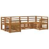 Sectional Sofa Set 5 pcs Natural Solid Acacia Wood 3384775