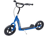 Kids Scooter Kick Scooter with 12" EVA Tyres, Rear Brake, Big Wheels Scooter for 5-12 Years Old, T3398P348518