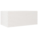 Garden Planter White 110x60x46 cm Solid Wood Pine 3282460
