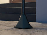Set of Two 1.8m Traditional Style Solar Lamp Posts - Black T3398P317838