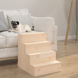 Pet Stair 40x49x47 cm Solid Wood Pine 822466