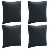 4-Piece Back Cushions PUTTEN 4 pcs 100% Polyester Dark Blue 945120