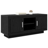 TV Cabinet Black Oak 102 x 35 x 45 cm Engineered Wood 880533
