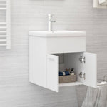 ZNTS Sink Cabinet with Built-in Basin White Engineered Wood 3071261