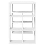 Desk with Shelf White 90 x 50 x 75 cm Engineered Wood 869506