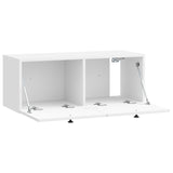 Wall-Mounted TV Cabinet High Gloss White 78.5 x 31 x 30 cm 898039