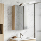 Bathroom Mirror Cabinet Sonoma Oak 30 x 10.5 x 50 cm 889017