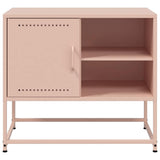 TV Cabinet Pink 68x39x60.5 cm Steel 846519