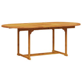 Garden Dining Set Folding 5 pcs Brown Solid Acacia Wood 3375714