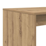 Desk with Shelf Artisan Oak 108 x 55 x 103.5 cm Engineered Wood 869465