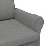 Armchair Dark grey 76 x 94 x 102 cm Microfibre 42009872