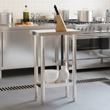 Kitchen Work Table 55x30x85 cm Stainless Steel 376450
